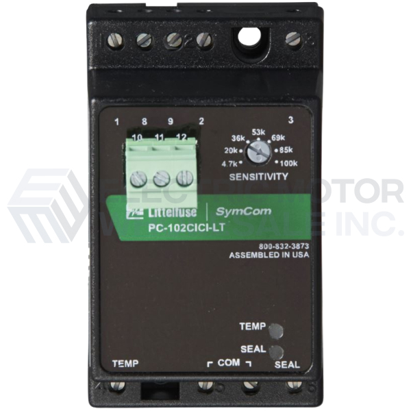 Image for Littelfuse SymCom PC-102CICI-LT 2-Channel Leak/Temp Detector